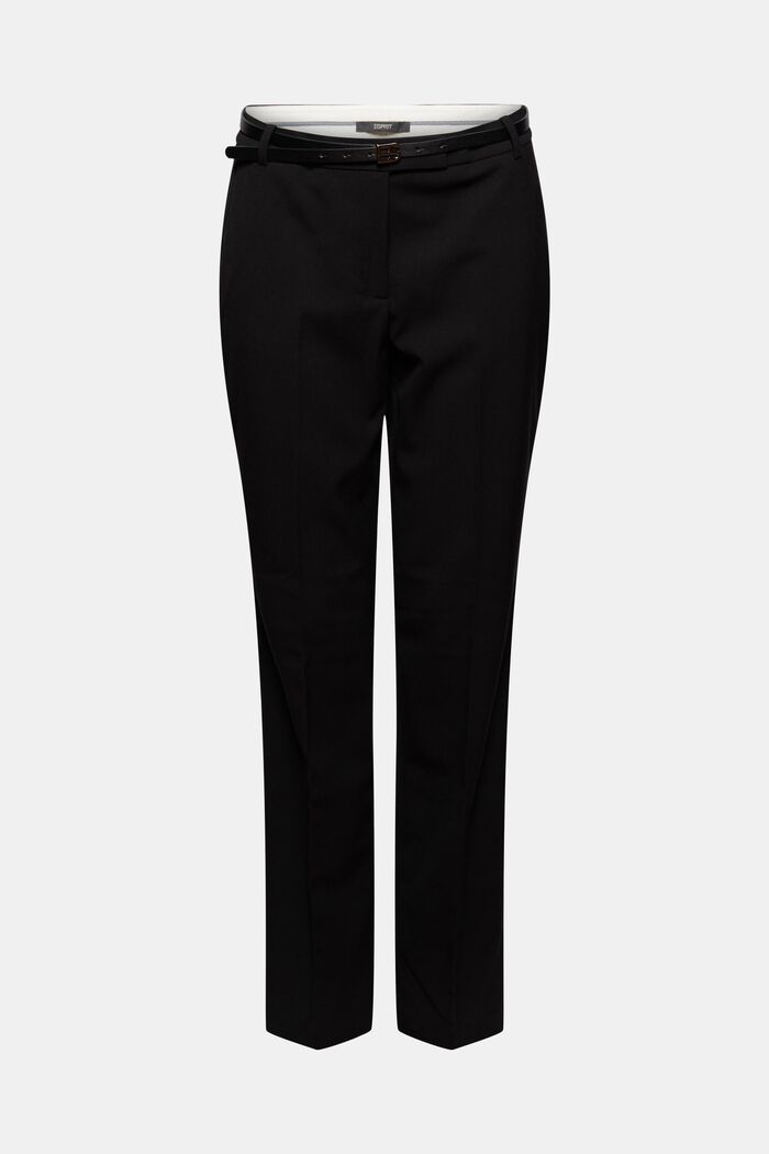 PURE BUSINESS mix + match kalhoty, BLACK, overview
