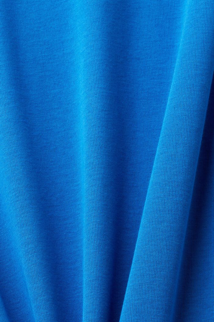 Bavlněné tričko s dlouhým rukávem, BRIGHT BLUE, detail image number 6