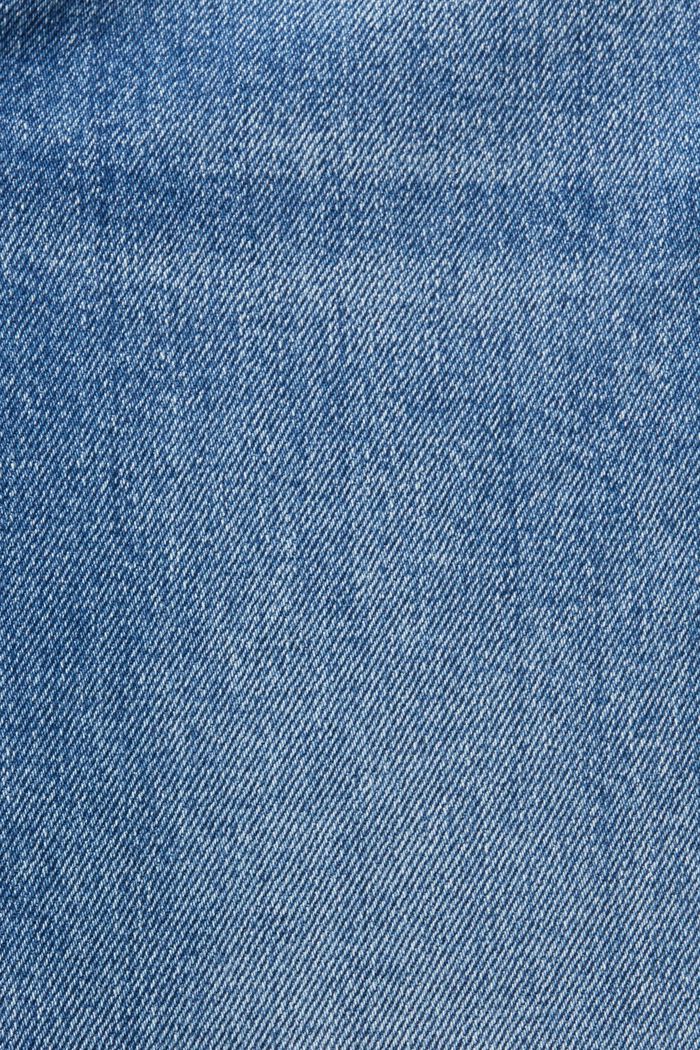 Džíny se střední výškou pasu a s rovnými nohavicemi, BLUE LIGHT WASHED, detail image number 6