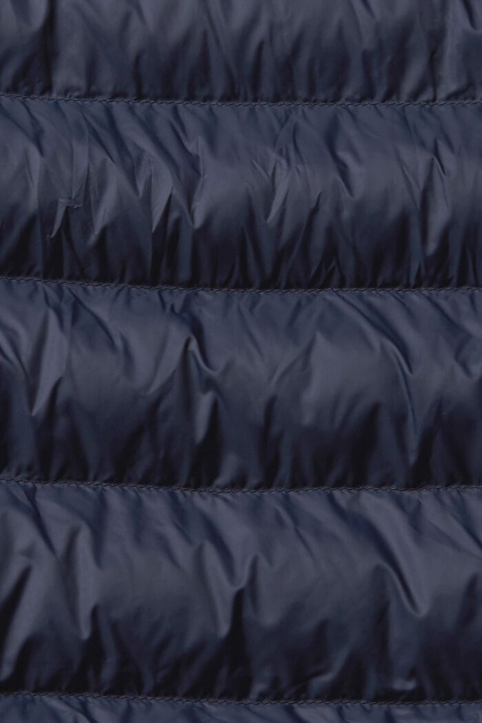 Prošívaná bunda s vysokým límcem, NAVY, detail image number 1