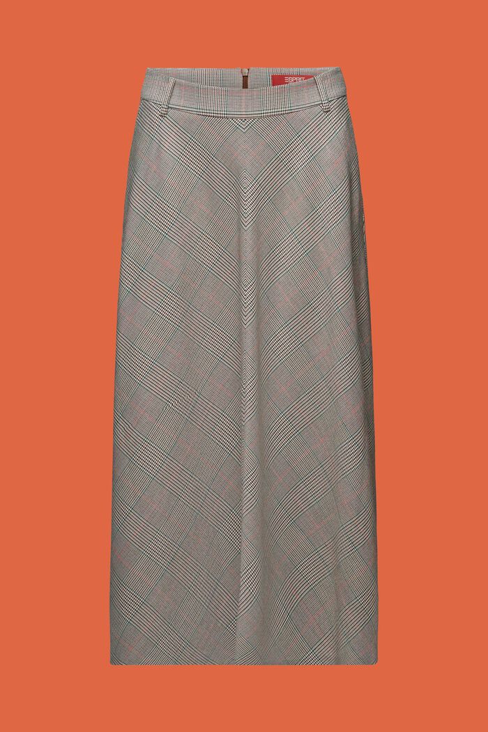 Glenčeková midi sukně, CARAMEL, detail image number 7