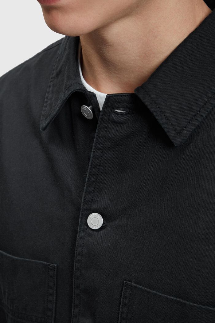 Pevná košile s volnějším střihem Relaxed Fit, BLACK, detail image number 2