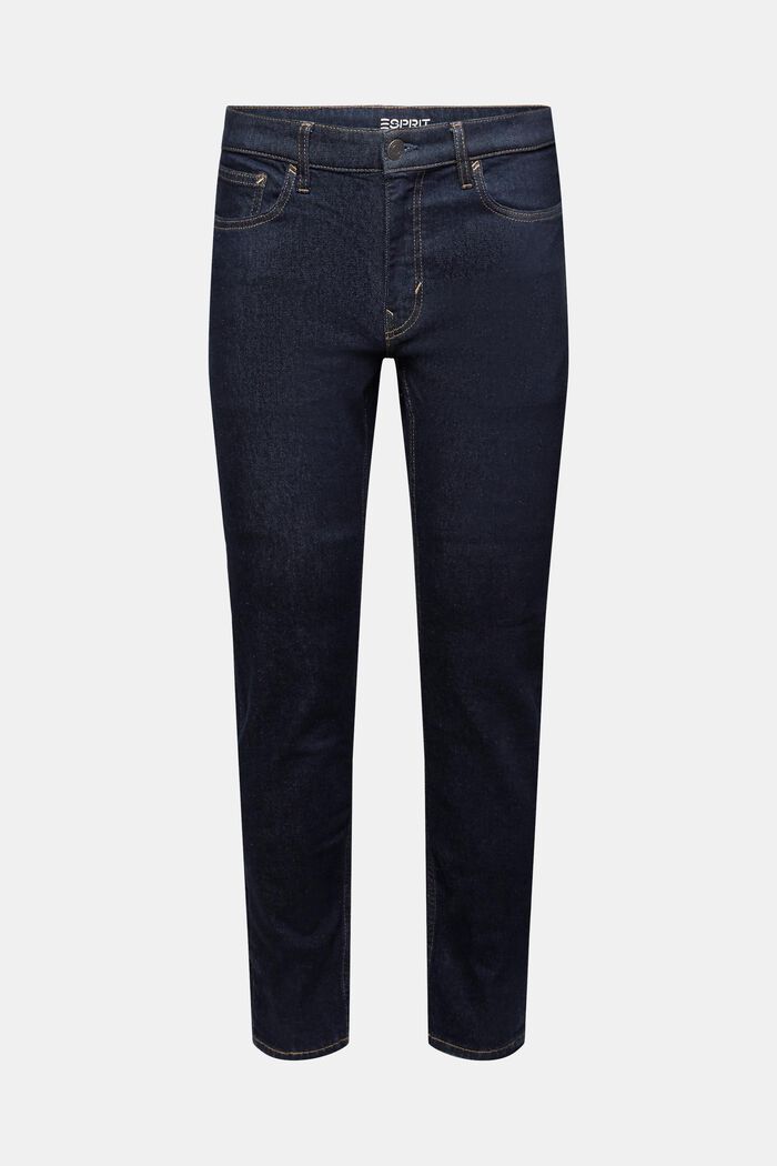 Slim džíny se střední výškou pasu, BLUE RINSE, detail image number 7