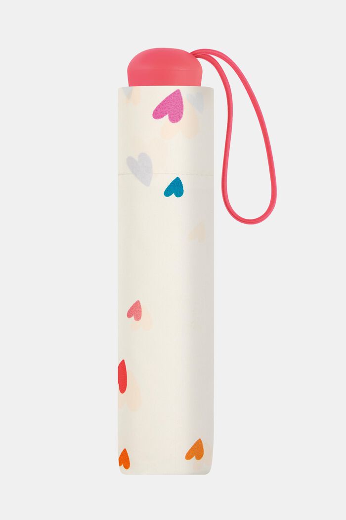 Dětský mini deštník s cukrátkovými srdíčky, ONE COLOR, detail image number 1