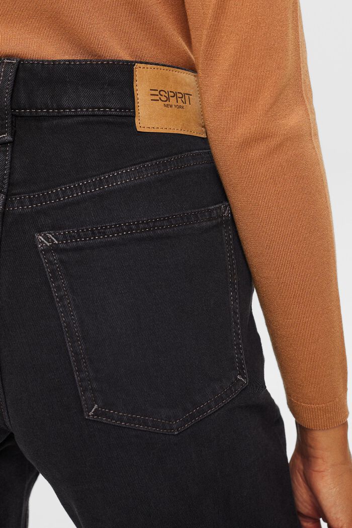 Z recyklovaného materiálu: klasické retro džíny, BLACK DARK WASHED, detail image number 4
