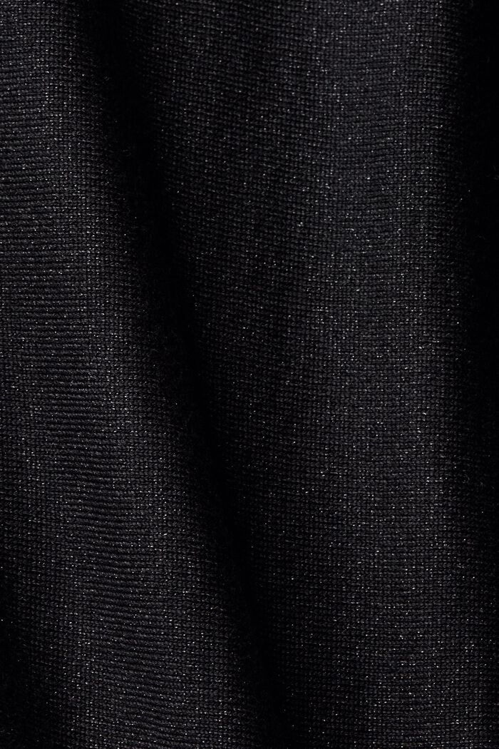 Třpytivý pulovr, LENZING™ ECOVERO™, BLACK, detail image number 6