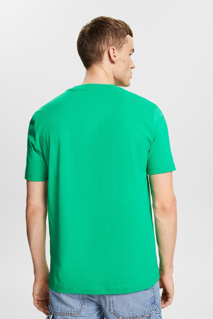 Žerzejové tričko z bio bavlny, GREEN, detail image number 2