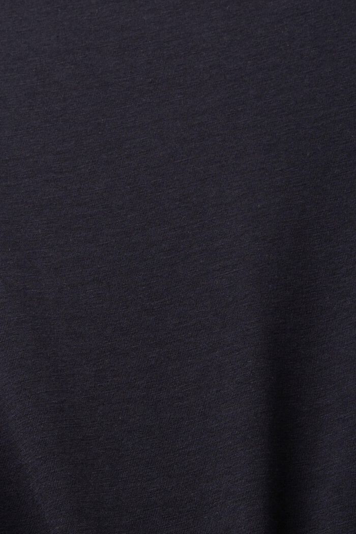 Tričko s dlouhým rukávem a kulatým výstřihem, BLACK, detail image number 5