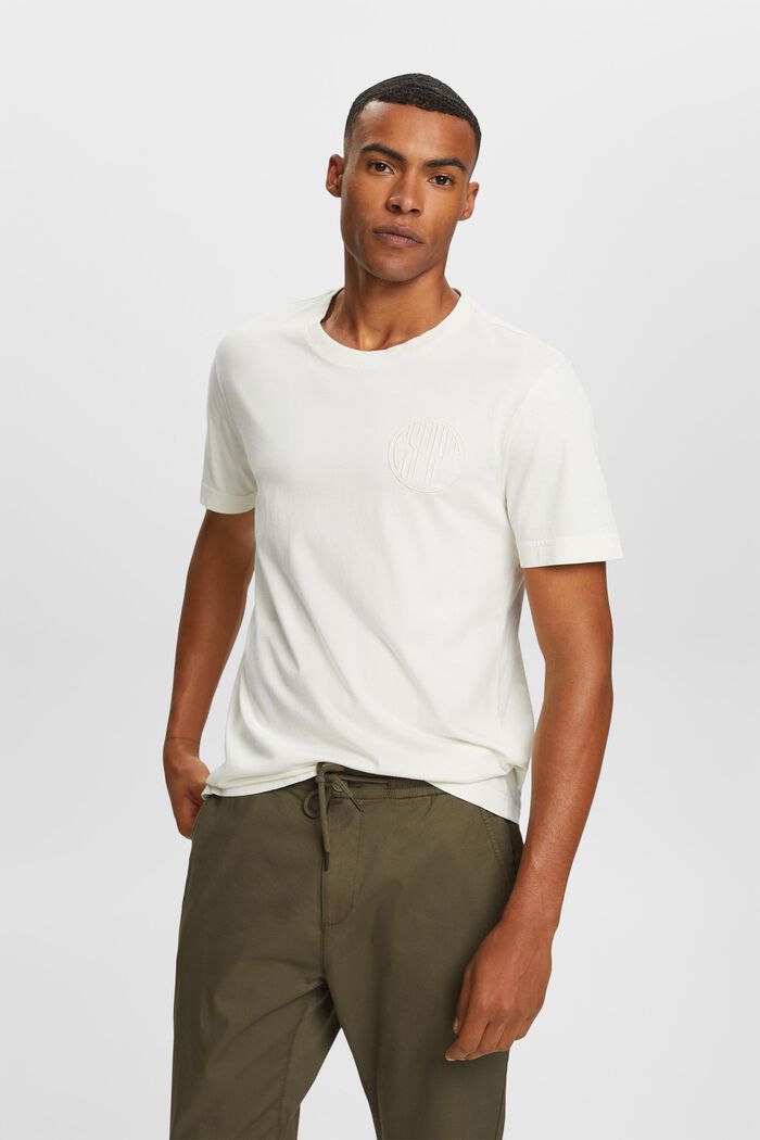 Tričko s vyšitým logem, 100% bavlna, ICE, detail image number 4