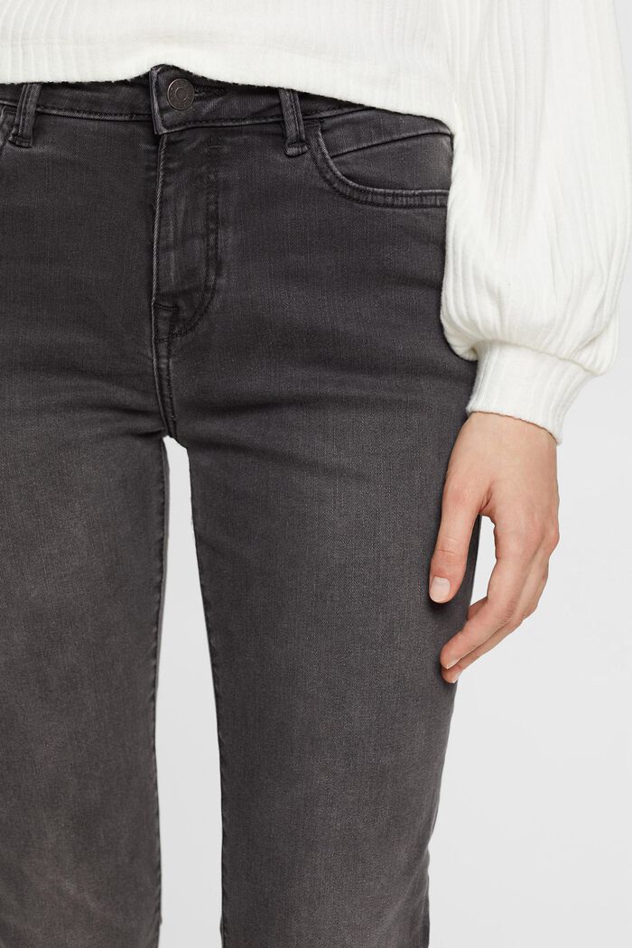 Slim džíny se střední výškou pasu, GREY DARK WASHED, detail image number 2