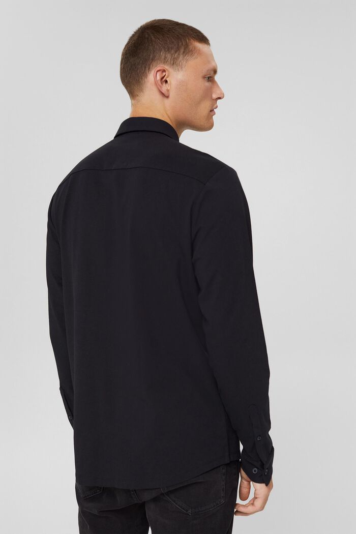 Žerzejová košile s úpravou COOLMAX®, BLACK, detail image number 3
