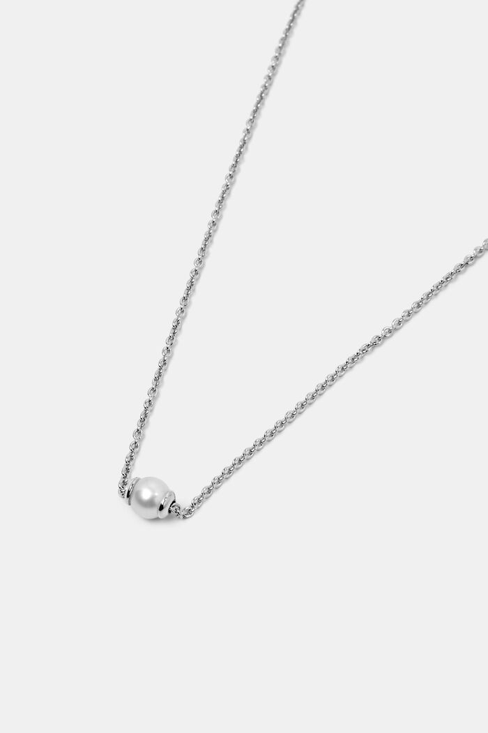 Něžný náhrdelník s přívěskem, sterlingové stříbro, SILVER, detail image number 1