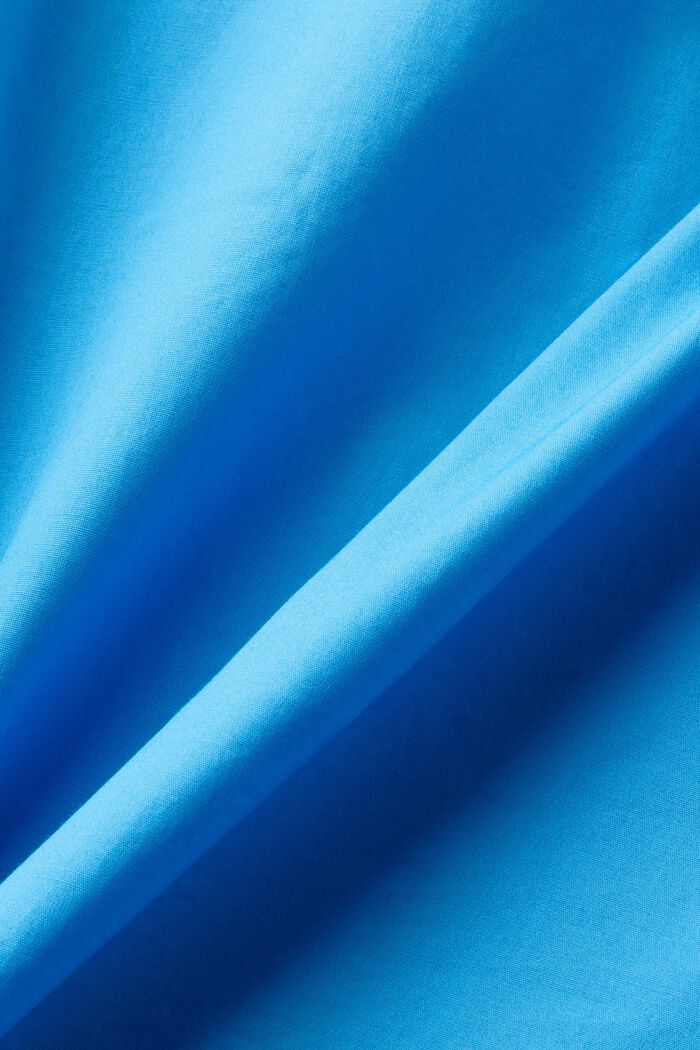 Propínací košile z bavlněného popelínu, BLUE, detail image number 4