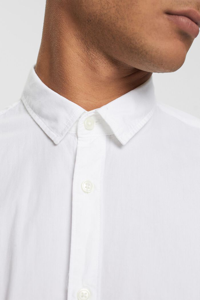 Košile Slim Fit z udržitelné bavlny, WHITE, detail image number 0