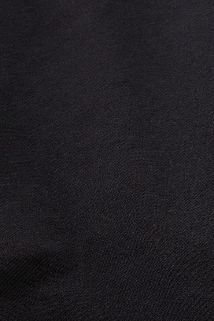 Mikina se stahovací šňůrkou ve spodním lemu, BLACK, detail image number 6