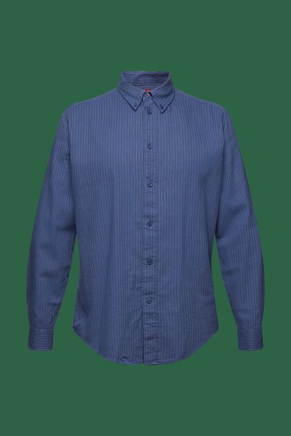 Pruhovaná košile z bavlněného flanelu