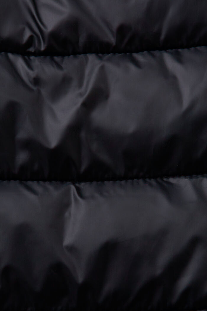 Dlouhá prošívaná vesta, BLACK, detail image number 5