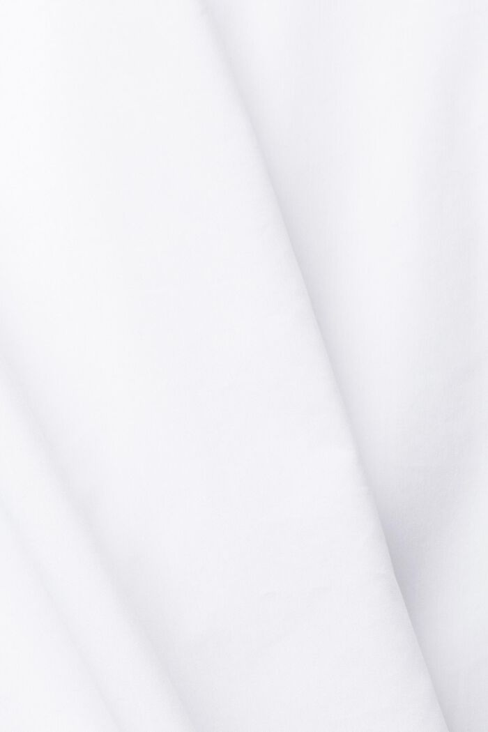 Košilová halenka s nabíranými rukávy, WHITE, detail image number 5