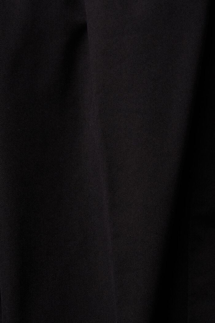 Kalhoty chino se širokým střihem, BLACK, detail image number 1