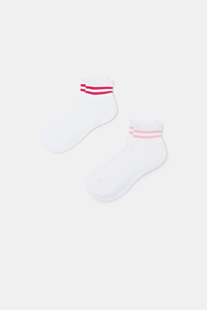 Tenisové ponožky, 2 páry v balení, WHITE, detail image number 0