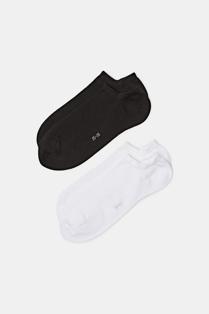 Nízké ponožky, balení 2 ks, BLACK/WHITE, detail image number 0