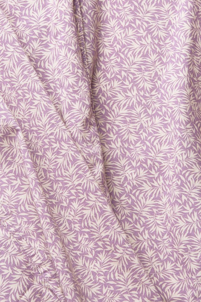 Košile s květovaným vzorem, DARK MAUVE, detail image number 4