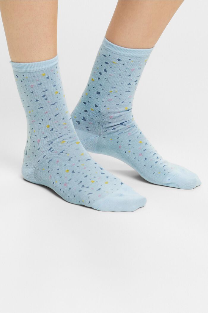 Ponožky z pleteniny s potiskem, CLOUD, detail image number 1