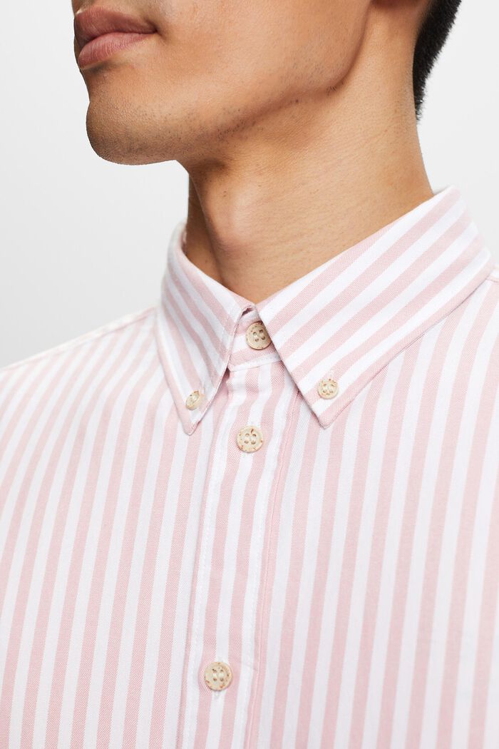 Košile s oxfordským proužkovaným vzorem a propínacím límcem, OLD PINK, detail image number 2