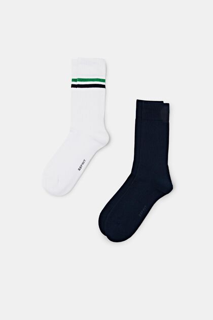 2 páry sportovních ponožek, bio bavlna