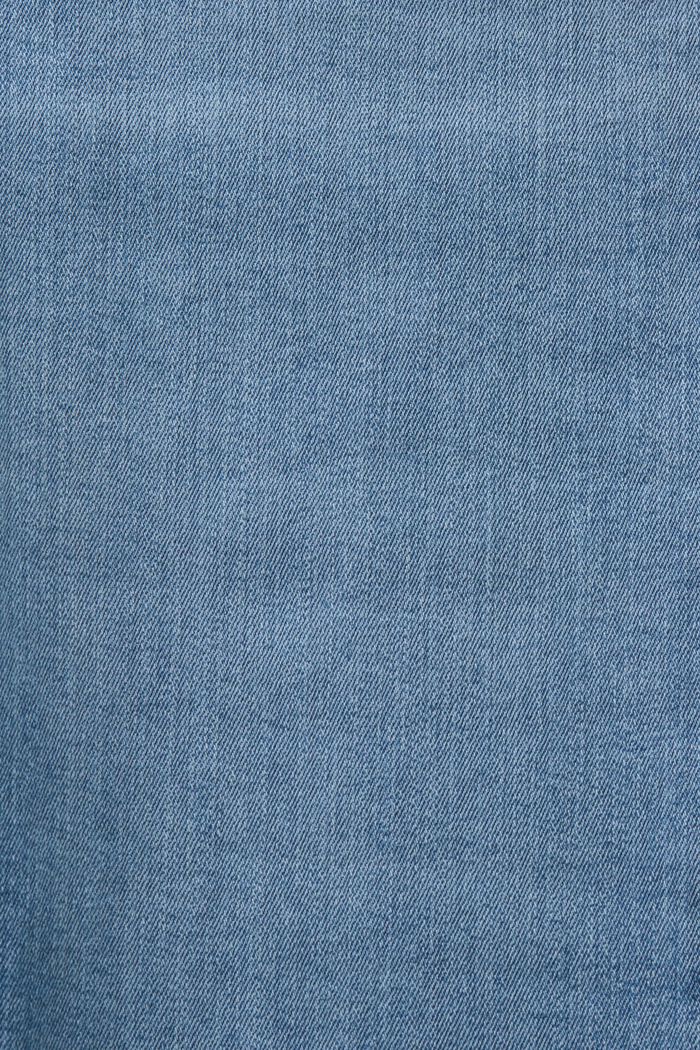 Capri džíny se středně vysokým pasem, BLUE LIGHT WASHED, detail image number 6