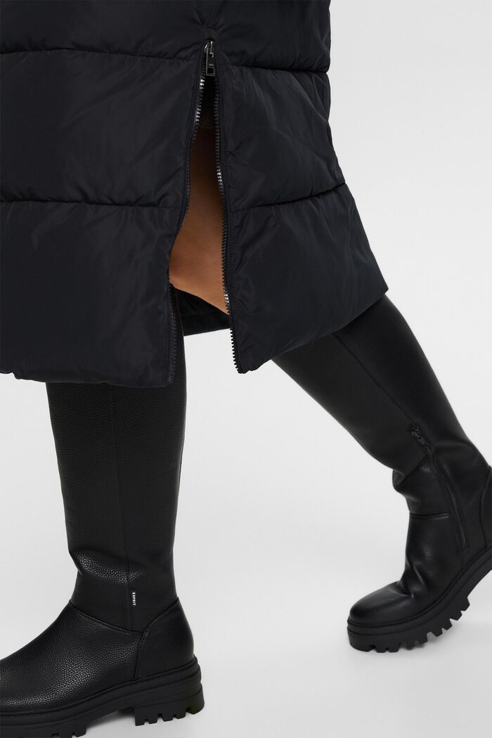 Péřový kabát, BLACK, detail image number 5