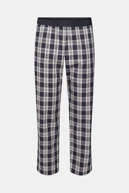 Kárované pyžamové kalhoty, NAVY, overview