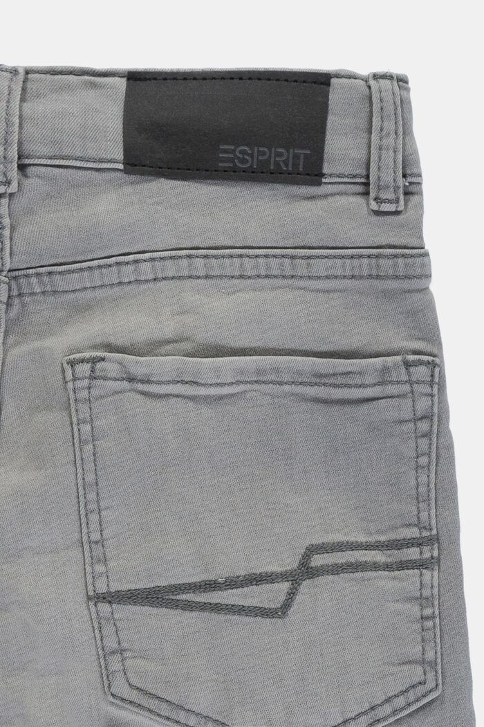 Strečové džíny s možností úpravy velikosti a s nastavitelným pasem, GREY MEDIUM WASHED, detail image number 2