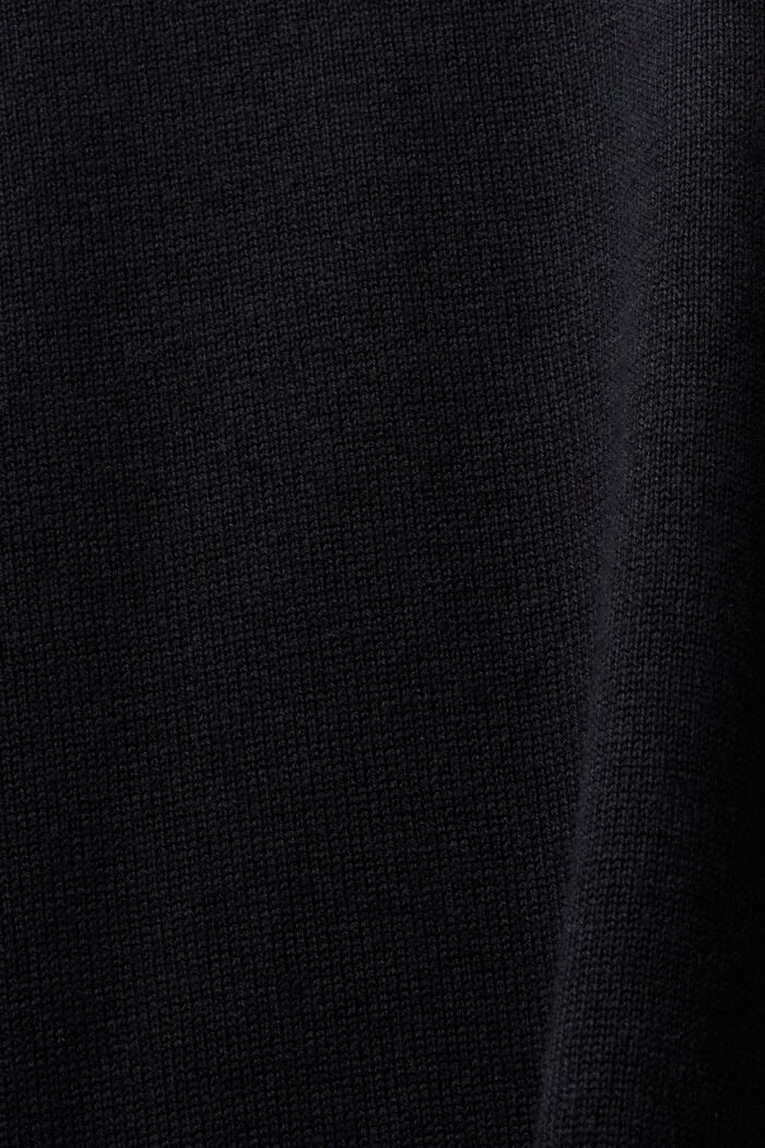 Žebrový pulovr s kulatým výstřihem, ANTHRACITE, detail image number 5