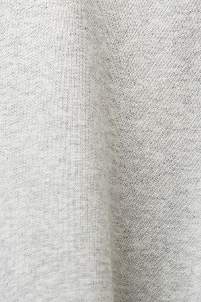 Mikina ze směsi s bavlnou, LIGHT GREY, detail image number 6