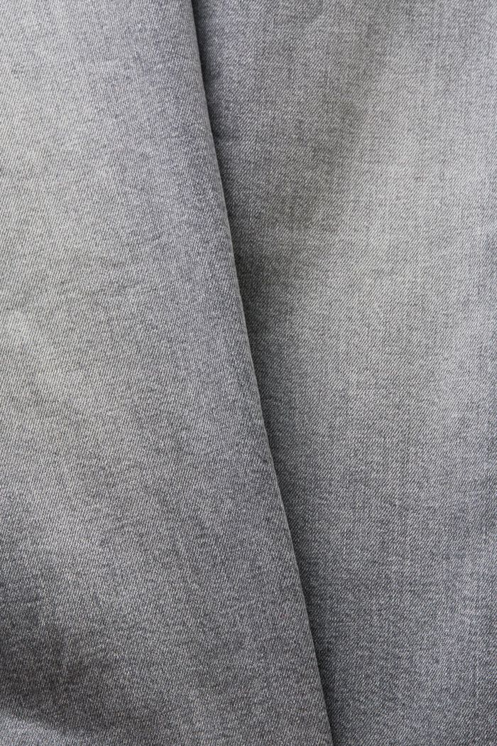 Úzké džíny, zužující se nohavice, střední pas, GREY MEDIUM WASHED, detail image number 5