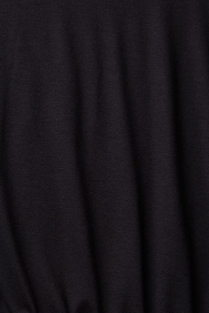 Tričko s dlouhým rukávem a řasením, LENZING™ ECOVERO™, BLACK, detail image number 5
