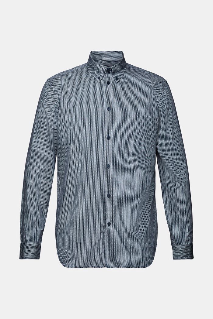 Tričko z bavlněného popelínu, GREY BLUE, detail image number 5