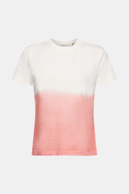 Tričko z bavlny s designem ombré