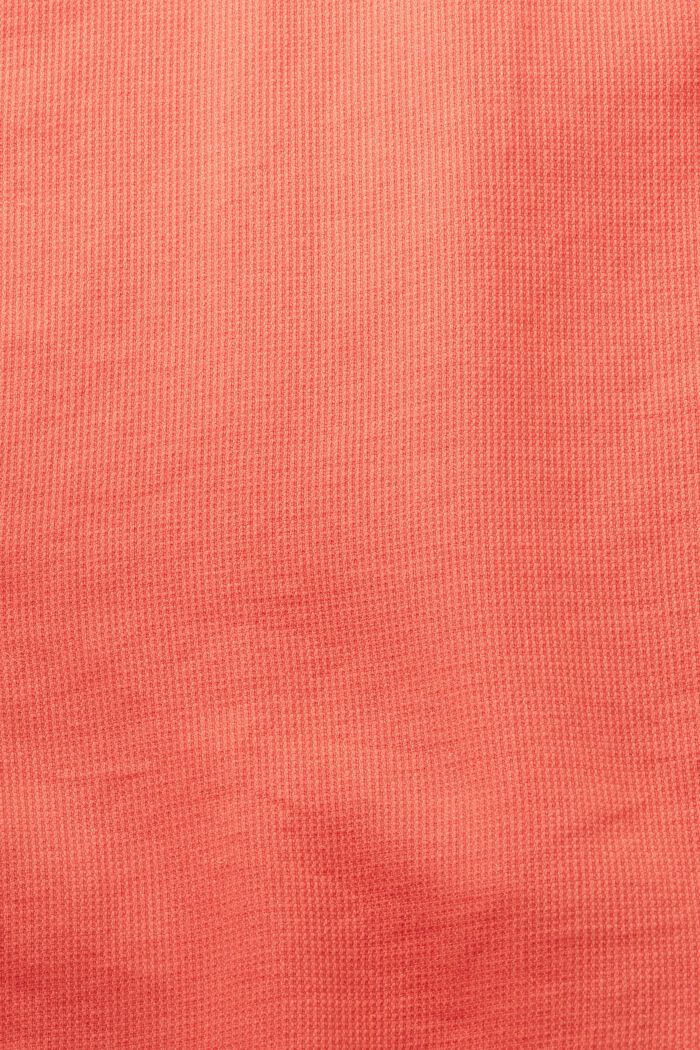 Košile Slim Fit se strukturou, 100% bavlna, CORAL RED, detail image number 5
