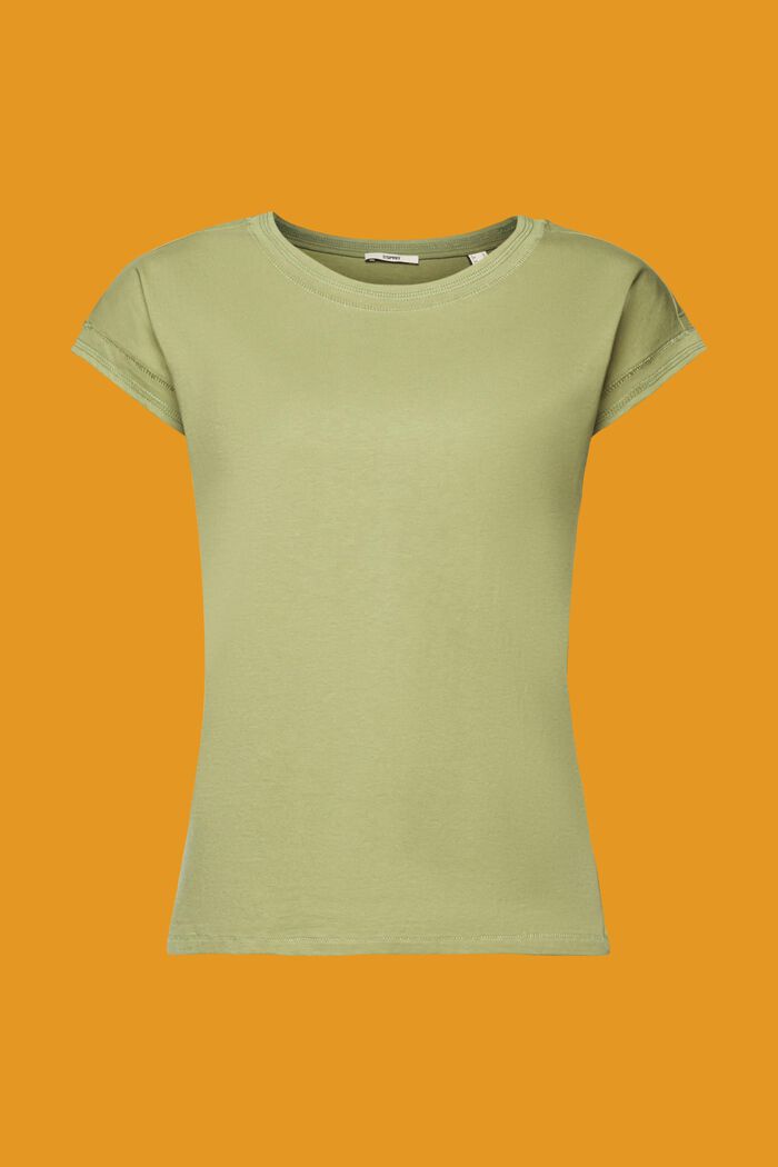 Bavlněné tričko, PISTACHIO GREEN, detail image number 5