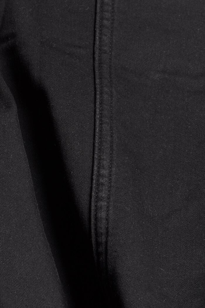 Džínová bunda z měkkého joggingového denimu, BLACK DARK WASHED, detail image number 4