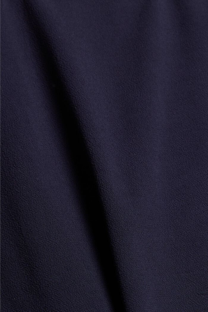 Zavinovací sukně z materiálu LENZING™ ECOVERO™, NAVY, detail image number 4