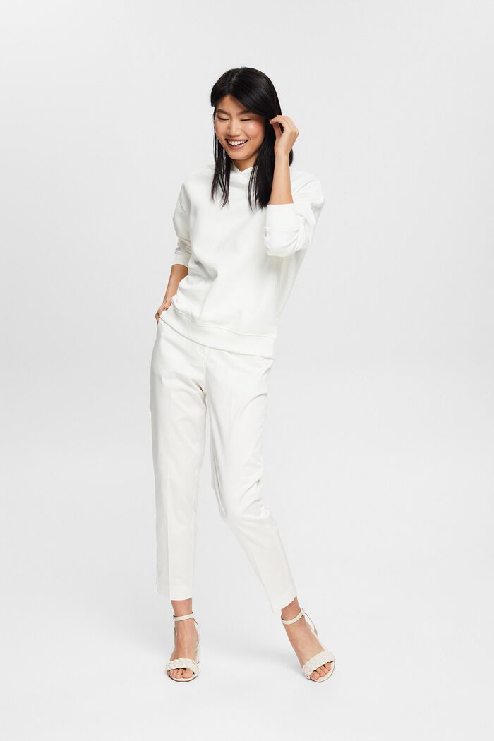 Kalhoty chino z bavlny, WHITE, detail image number 0