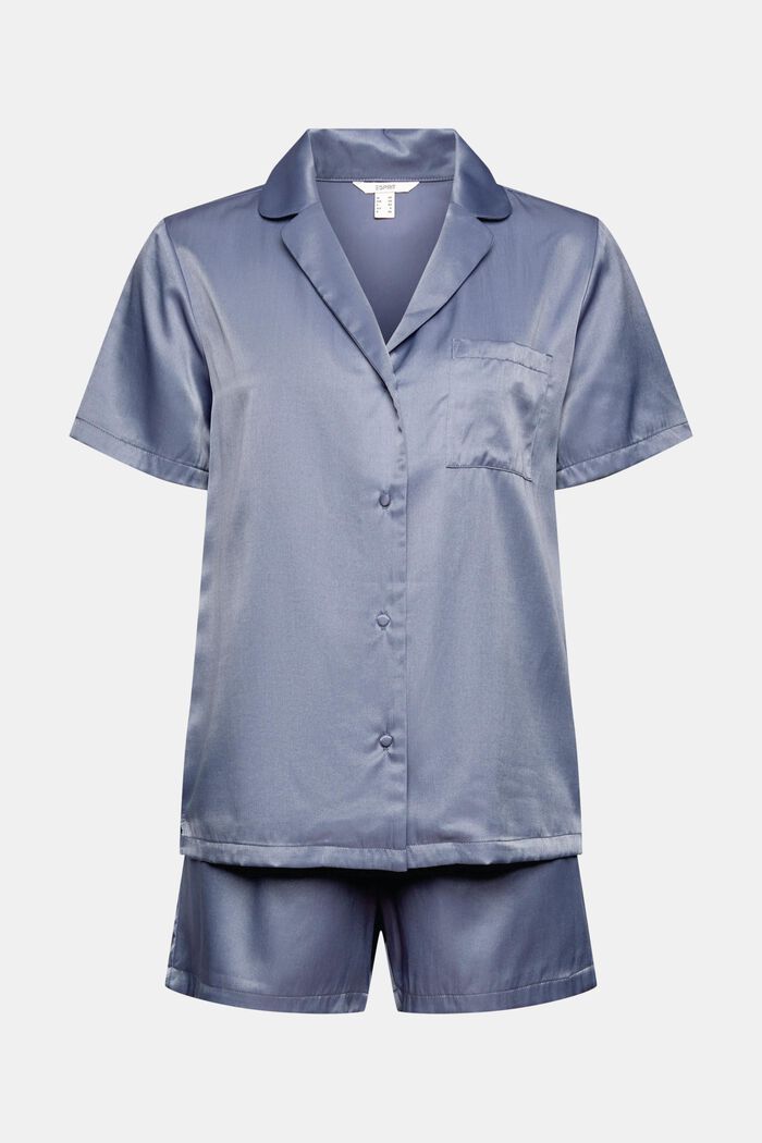 Saténová pyžamo s vlákny LENZING™ ECOVERO™