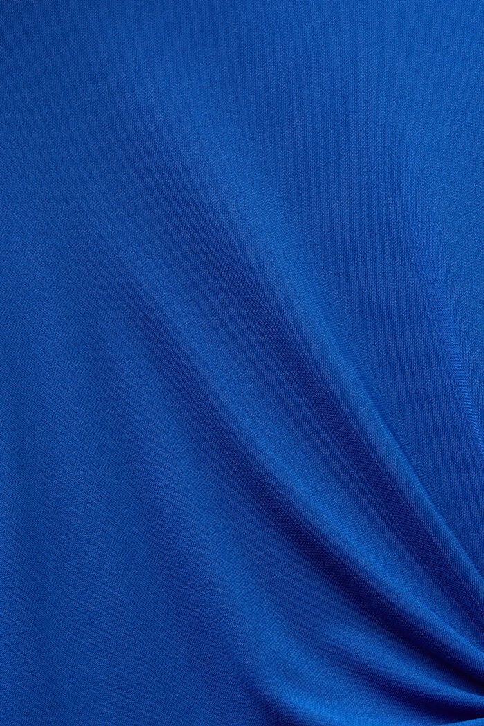 Krepové midi šaty s uzlem, BRIGHT BLUE, detail image number 4