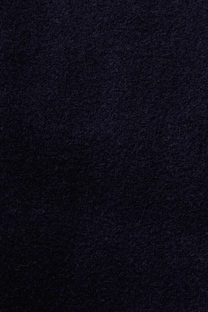 Kabát z vlněné směsi, zapínání s olivkami, NAVY, detail image number 5