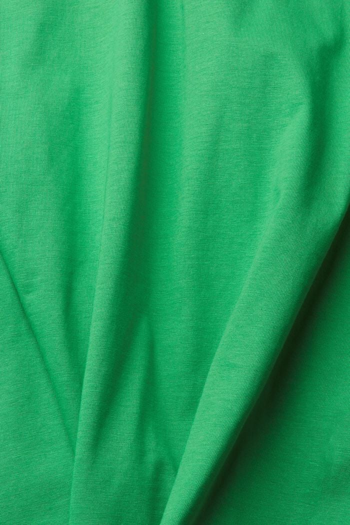 Žerzejové tričko s vyšitým logem, GREEN, detail image number 4