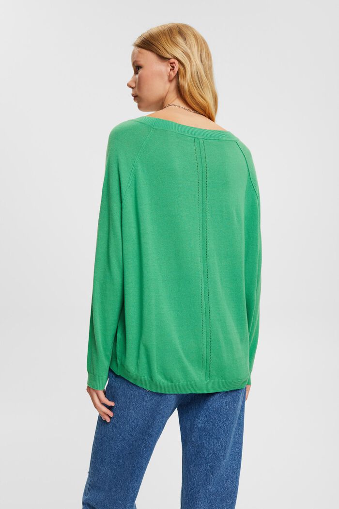 Pletený svetr, GREEN, detail image number 3