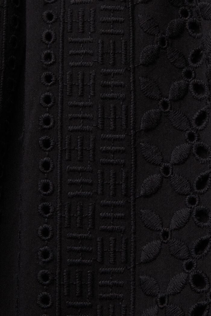 Vyšívaná sukně, LENZING™ ECOVERO™, BLACK, detail image number 5